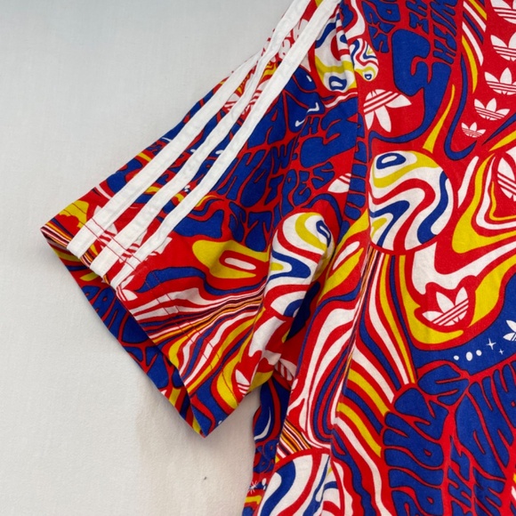 Adidas The Brand With The 3 Stripes Graphic T-Shirt Multicoloured Men’s Size Lar - Picture 5 of 15